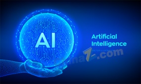 AI智能科技矢量背景图